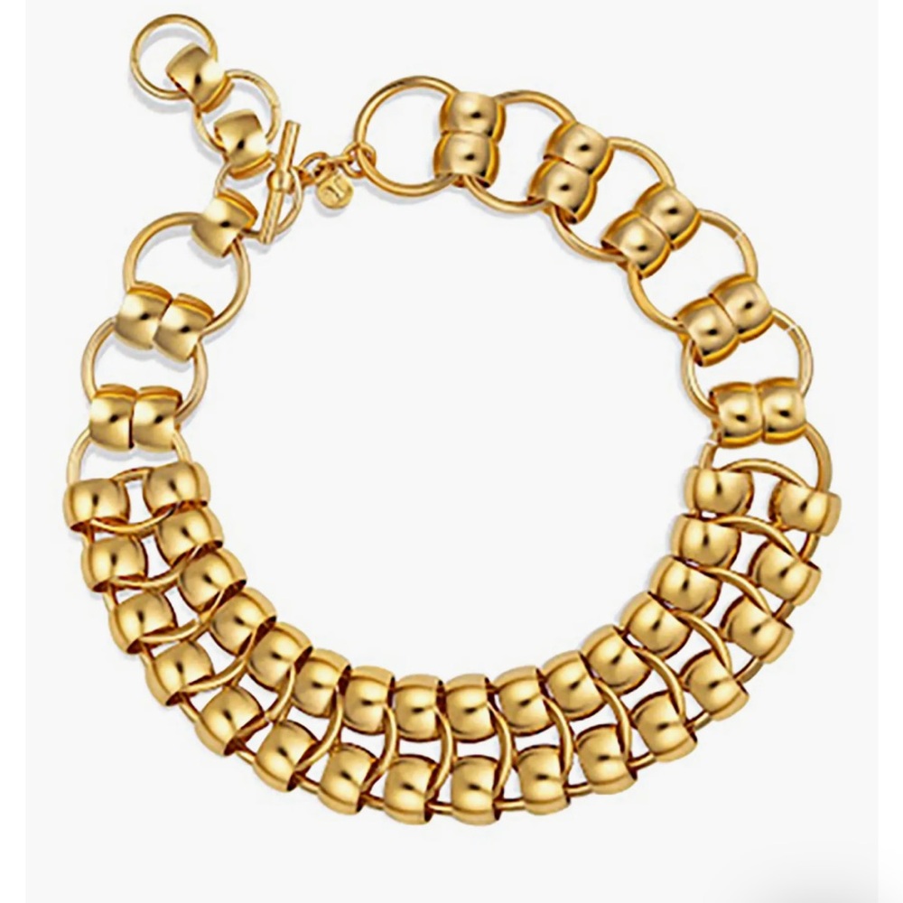 CHRISTINA CARUSO LINK 14k GOLD NECKLACE